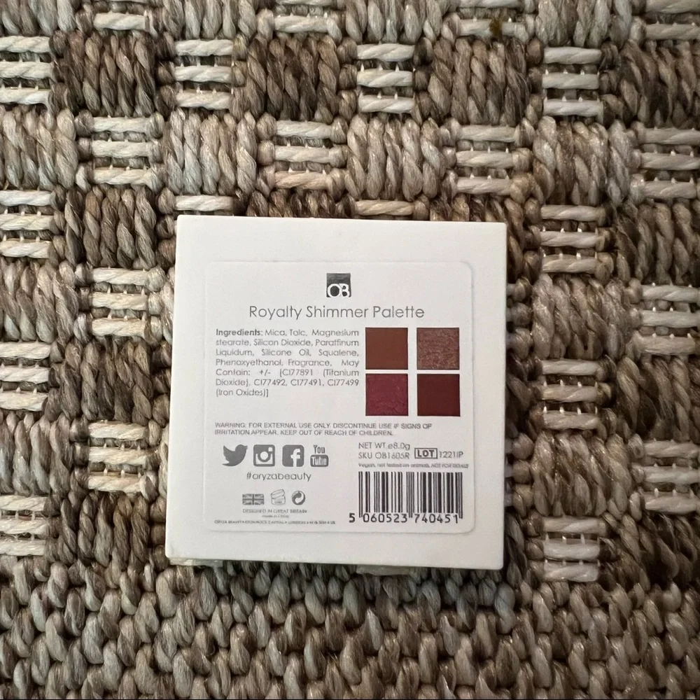 ORYZA ROYALTY SHIMMER PALETTE